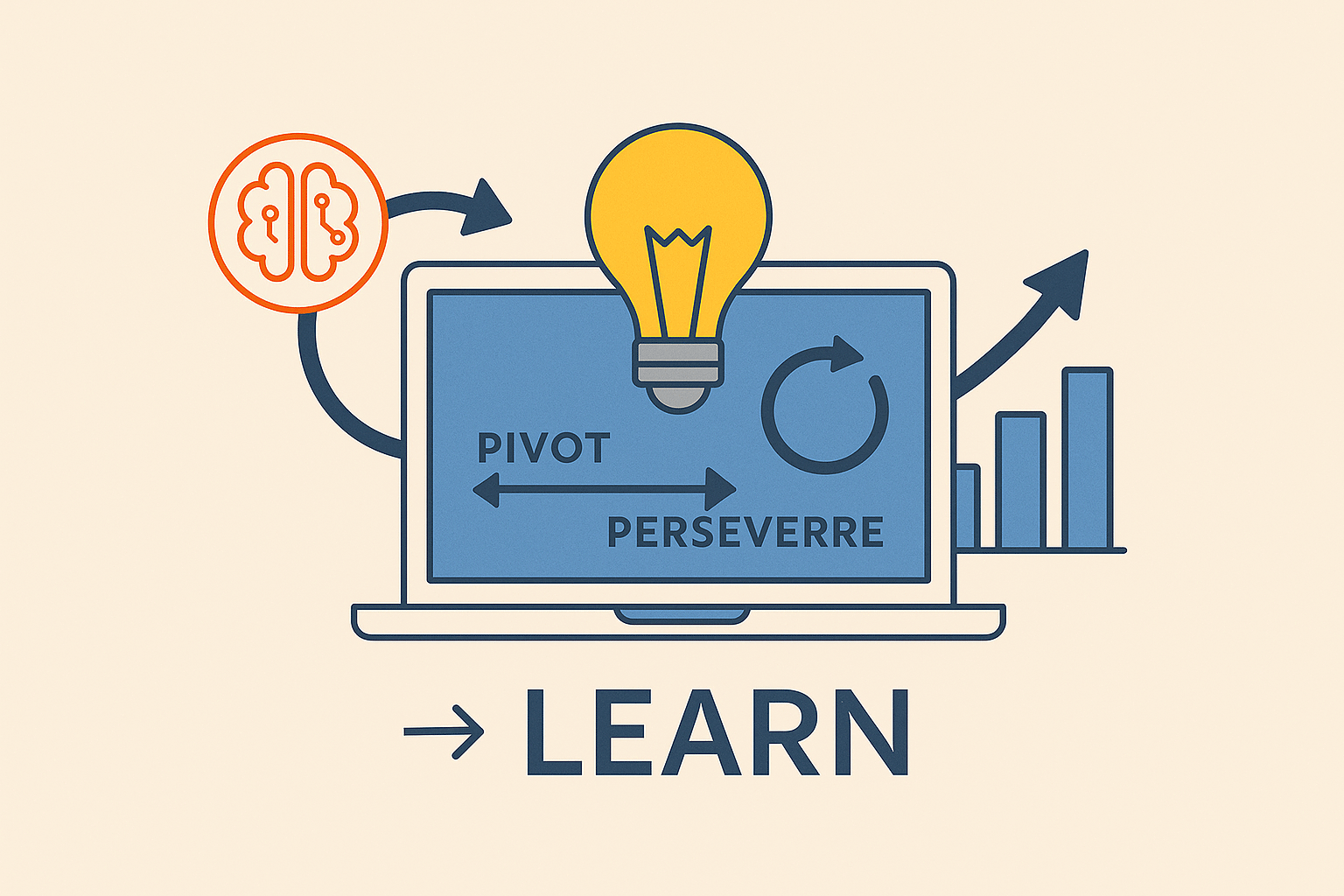 The Lean Leap: A Solopreneur & Startup Founder's Guide to Building Smart, Measuring Right, & Learning Fast